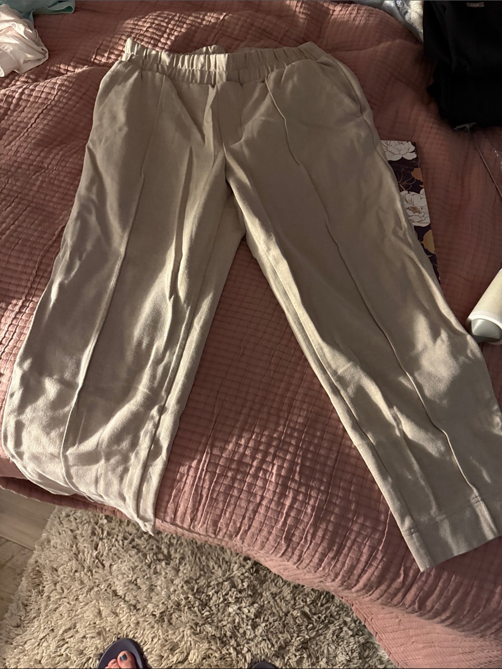a new day Beige Cropped Ankle Pants